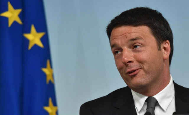 VICTORY. Italian prime minister Matteo Renzi Renzi promises to slim down Italy's bloated bureaucracy, overhaul labor laws, create a more efficient justice system, and enact an ambitious privatization plan. Photo by Claudio Peri/EPA