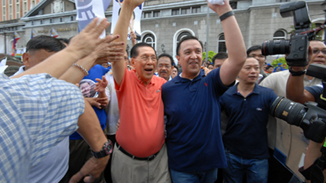 HE'S JACK. Unlike Rep JV Ejercito, Rep Juan Ponce Enrile Jr opts to go with his real nickname "Jack." Pollsters admit some respondents confused him with his father, Senate President Juan Ponce Enrile. Photo by Joe Arazas/Senate PRIB