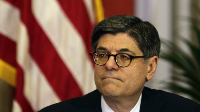  PRO-RUSSIAN INSURGENCY. US Treasury Secretary Jacob Lew claims that Russia continues to allow the free flow of weapons, funds, and fighters across its borders. File photo by MIGUEL LOPES/EPA