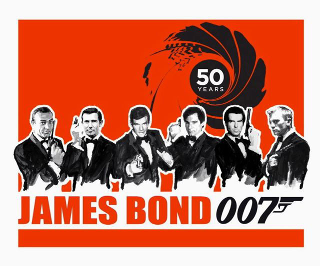 50 YEARS AND COUNTING. The longest-running film franchise does not show signs that it will ever stop — and we hope they won't! Image from the James Bond Facebook page