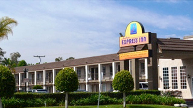 HOTEL. Janet Lim-Napoles has admitted to owning this Anaheim hotel. Photo from Anaheim Express Inn website