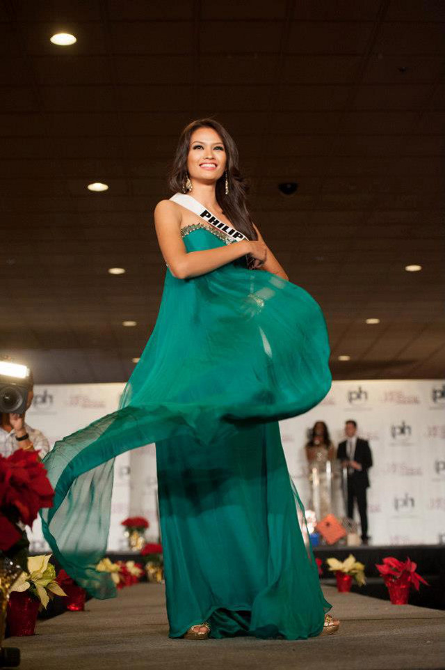 Janine Tugonon at the Miss Universe 2012 Welcome Event on December 6