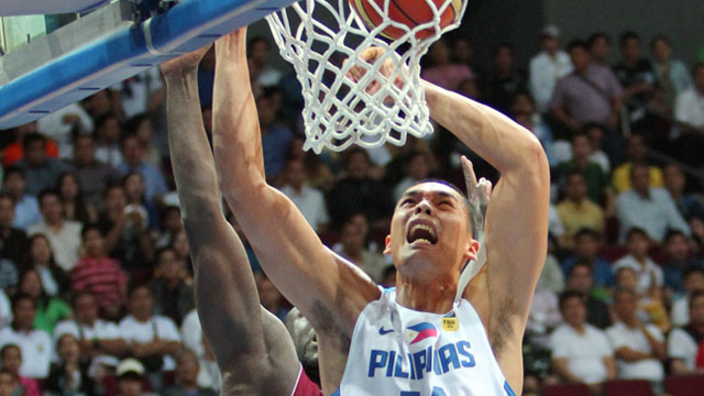 SLAM IT HOME. Aguilar and Gilas can secure the top spot. Photo by FIBA Asia/Nuki Sabio.