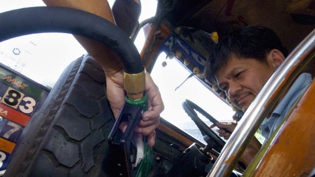 VULNERABLE. When oil prices rise, jeepney drivers are the worst-hit. Photo by Joel Nito/Agence France-Presse