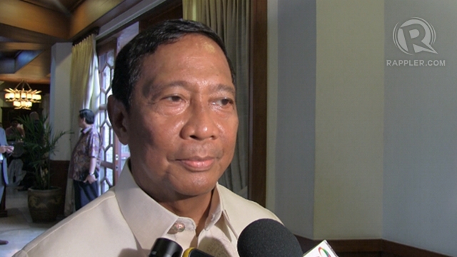 'THEY'RE LYING.' Vice President Jejomar Binay says it's not true he did not coordinate efforts to negotiate with MNLF founder Nur Misuari. He said he talked to President Aquino as early as Wednesday about discussing a peaceful settlement. File photo by Rappler/Ayee Macaraig 