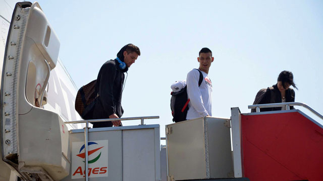 LINSANITY IN TOWN. Lin and the Rockets have arrived. Photo by Franclu Chua.