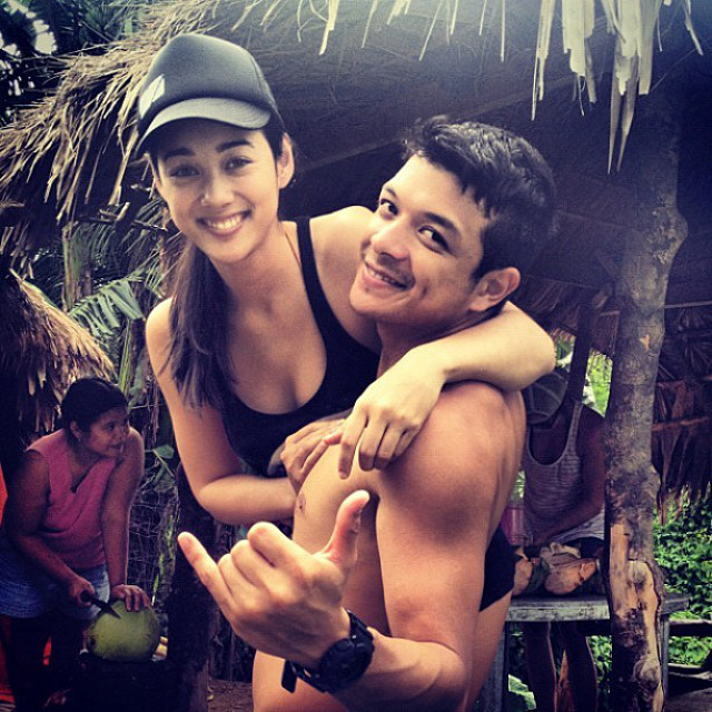 HAPPY IN LOVE. Kim Jones and Jericho Rosales. Instagram photo from Kim Jones's Facebook page