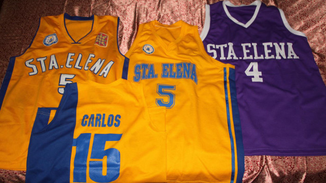 Jerseys worn during the inter-barangay sports league in Marikina City. Photo from the author