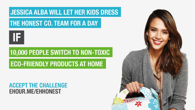 JESSICA ALBA DARES YOU. Will you accept her 'I Will If You Will' challenge and join Earth Hour 2013? Photo courtesy of WWF-Philippines