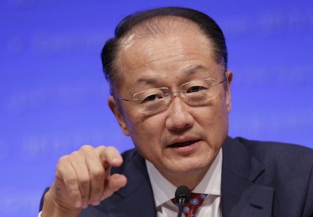 DO SOMETHING, DON'T ARGUE. In this file photo, World Bank Group President Jim Yong Kim speaks during the final news briefing of the International Monetary Fund (IMF) and World Bank Annual Meetings 2013 in Washington, DC, USA, 12 October 2013. EPA/Chris Kleponis