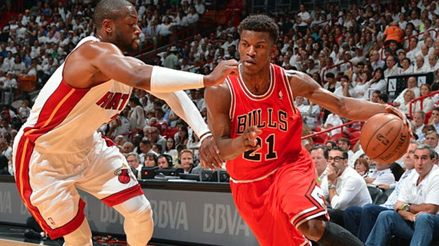BUTLER SURPRISE. Butler ably supported Robinson with 21 points. Photo from Chicago Bulls Facebook page.