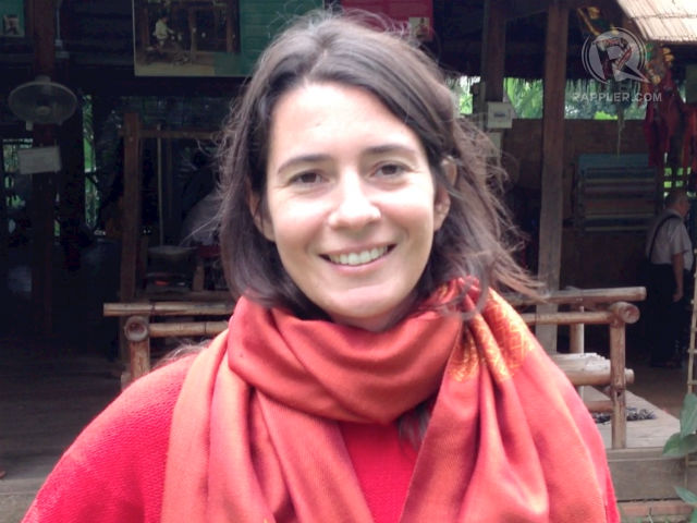 START UP. Joanna Smith (pictured) started Ock Pop Top with fellow weaver Veomanee Duangdala in 1999