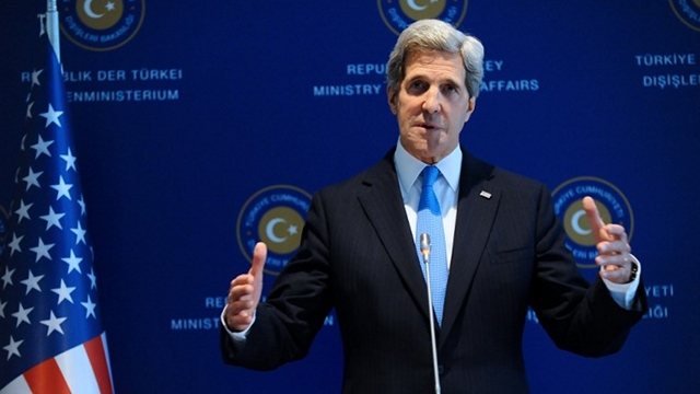 APPEAL. US Secretary of State John Kerry says reducing tensions in Korea would require the cooperation of all sides, including China. AFP/Bulent Kilic 