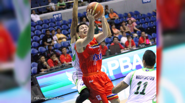 INSPIRED PLAY. John Wilson has been a force for Meralco in the PBA 2014 Philippine Cup. Photo by Nuki Sabio/PBA Images