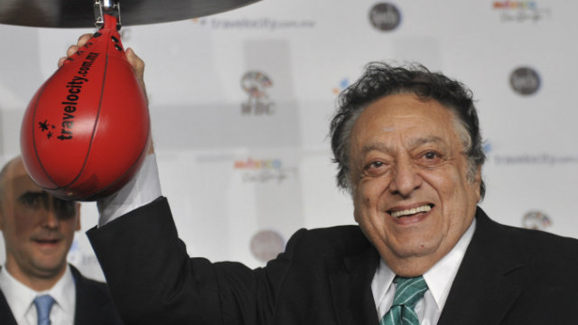 A picture dated 13 July 2012 shows the President of the World Boxing Council (WBC), Mexican Jose Sulaiman Chagnon, during an event in Mexico City, Mexico. Photo by Mario Guzman/EPA