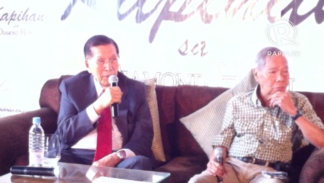 'NOTHING IRREGULAR.' Senate President Juan Ponce Enrile says Puno's attempt to get documents from Robredo's condo is not questionable. Photo by Ayee Macaraig 