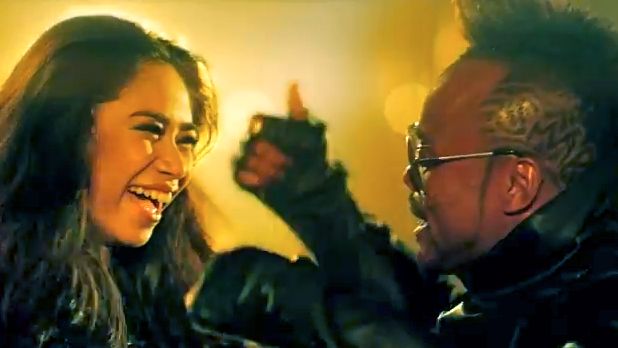 JESSICA SANCHEZ AND APL.de.ap in 'Jump In.' Screen grab from YouTube (jumpintochange)