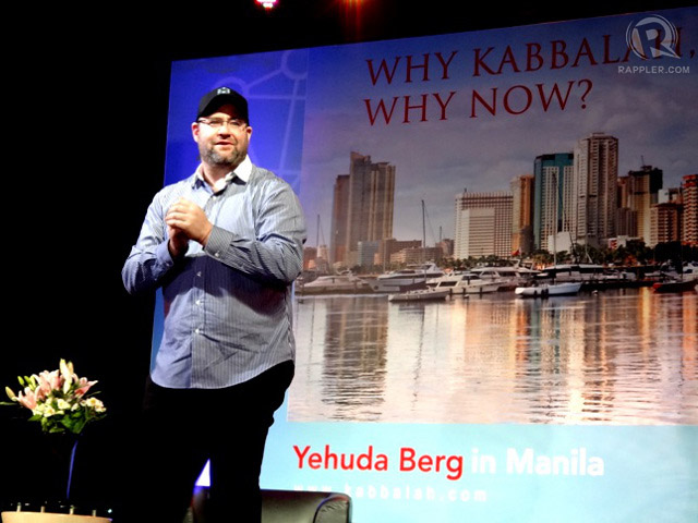 CAUSE AND EFFECT. 'Everything, absolutely everything, happens for a reason,' said best-selling author and Kabbalah teacher Yehuda Berg. All photos by Rhea Claire Madarang
