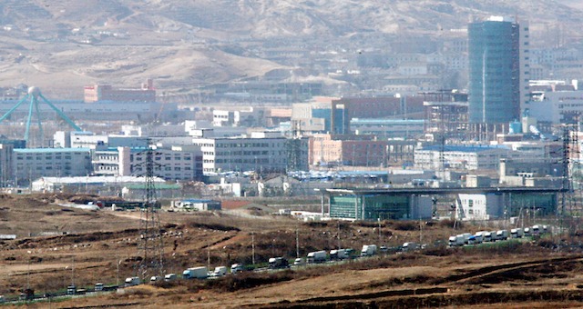CENTER OF DISPUTE. A file photo dated 15 May 2009 showing a general view of the inter-Korean industrial park in the North Korean city of Kaesong. Photo by EPA / Yonhap / File