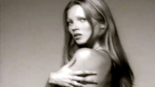 GLAMOUR OR TERROR? The Calvin Klein campaign made Kate Moss skyrocket to supermodel stardom. Screen grab from YouTube (KraftWorksNYC)