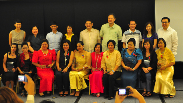 Winners of the Dakilang Barangay Health Workers Awards