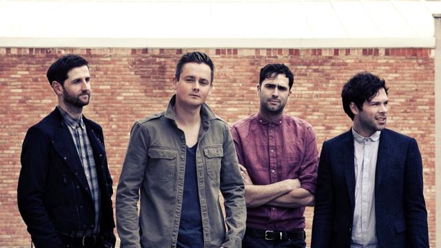 KEANE IS TOM CHAPLIN (lead vocals), Tim Rice-Oxley (piano), Richard Hughes (drums) and Jesse Quin (bass). Image from the Keane Facebook page