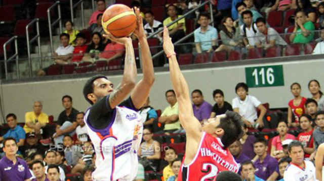 GO TO GUY. KG Canaleta established himself as Air21's no. 1 offensive option but he will have help this season with the arrival of Mac Cardona. Photo by Nuki Sabio/PBA Images