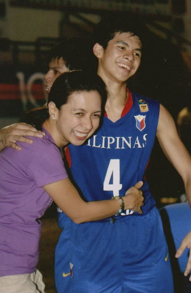 SUPPORT SYSTEM. Mozzy shares that she was there to watch all of Kiefer's training sessions and games.