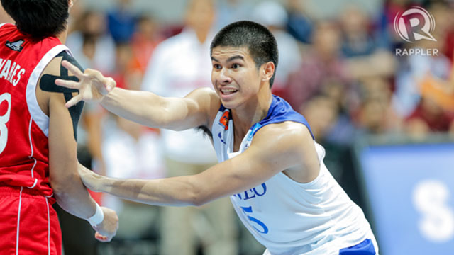 BLUE MAMBA UP. Ravena is expected to get his mojo back in the 2nd round. Photo by Rappler/Mark Marcaida.