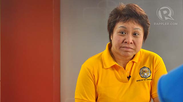 STAYING PUT. The president wants tax chief Kim Henares to remain BIR Commissioner. Photo by Rappler