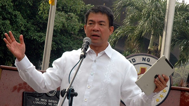 FAKE LETTER. Senator Aquilino Pimentel III says a fake letter supposedly emanating from his office was used for the release of organic farming funds to Surigao del Sur.