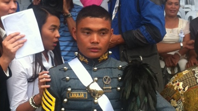 NUMBER ONE. Jestony Lanaja from Davao del Sur is the valedictorian of the 2013 Philippine Military Academy class. Photo by Natashya Gutierrez.