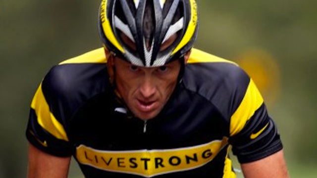 Lance Armstrong. Photo courtesy of Armstrong's official page on Facebook