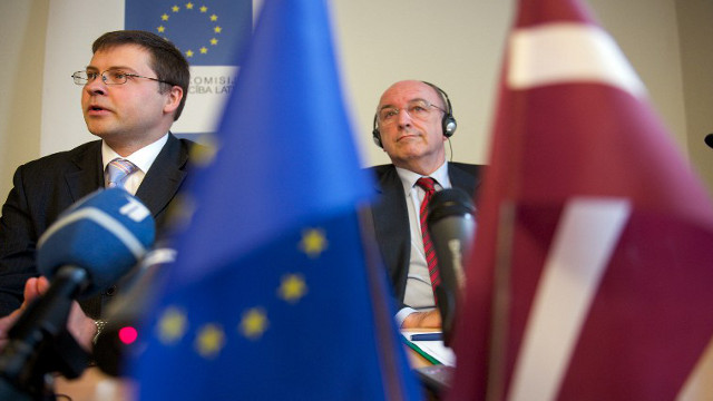TOP GROWTH. Eurozone shoo-in Latvia registers the highest growth rate in the European region. Photo by AFP