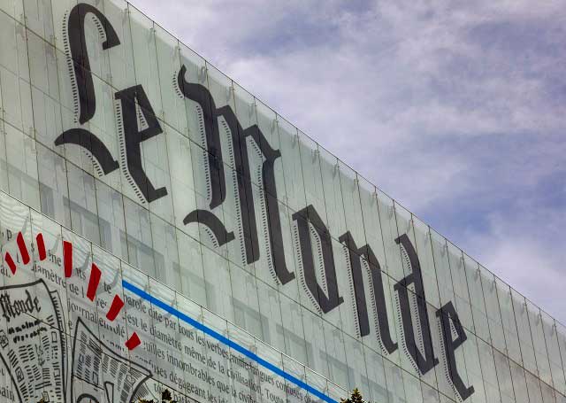 LEAKS. Newspaper Le Monde publishes a leaked document from NSA. Photo by EPA/IAN LANGSDON