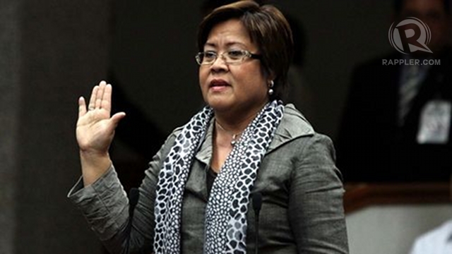 DECIDE QUICKLY. De Lima has asked the Integrated Bar of the Philippines to act swiftly on her disbarment cases.