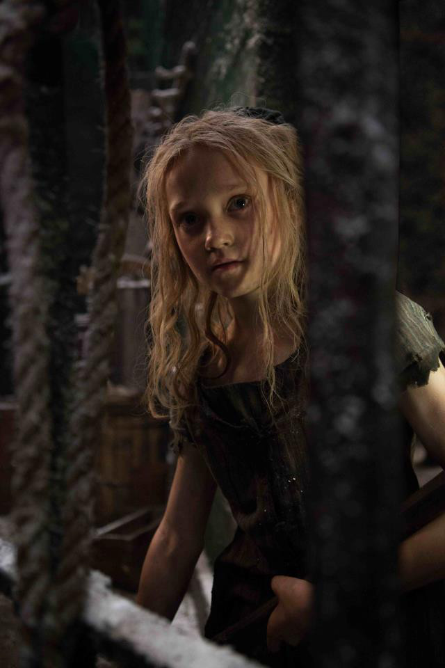 Young Cosette played by Isabelle Allen