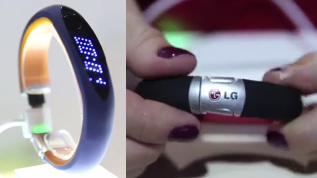 ACTIVITY TRACKER: At CES 2013 LG announced but never released a Nike Fuelband clone that paired with your smartphone and tracked physical activity. Screengrab from LG Canada