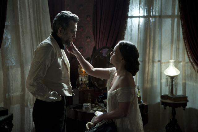 ENSHRINED IN HISTORY. Daniel Day-Lewis and Sally Field play the first couple in 'Lincoln'