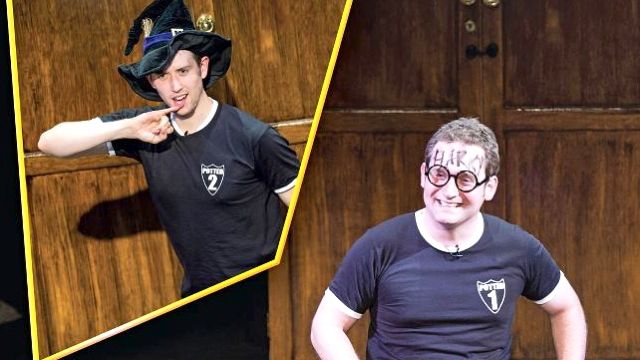 Jesse Briton and Gary Trainor. Image from the Potted Potter Facebook page