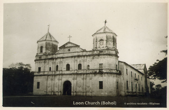 WHAT NEXT? An old photo of the Loon Church in Bohol from the Archivo Recoleto - Filipinas. Photo contributed by Br. Tagoy Jakosalem, OAR