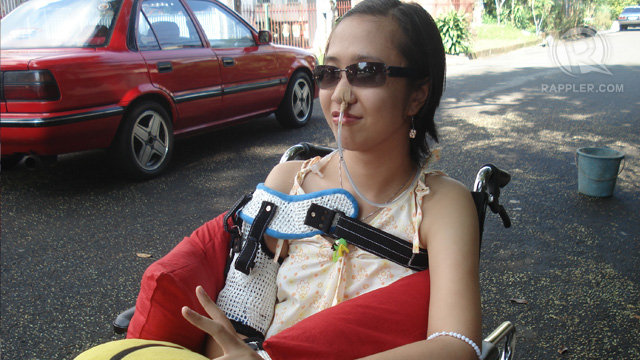 NO MORE WHEELCHAIR. Lordei has finally abandoned her wheelchair as her recuperation continues. Photo from Connie Hina