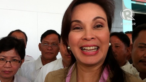 'STAY TUNED.' Sen Loren Legarda won't say whether or not she accepted President Aquino's invitation to join the LP slate. Photo by Ayee Macaraig 