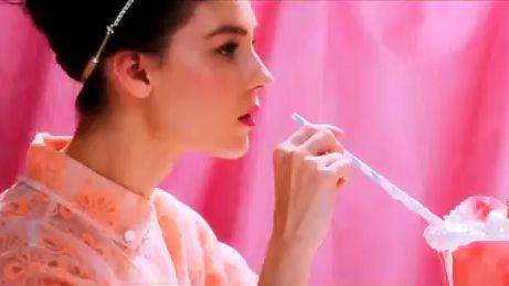 A STILL FROM THE behind-the-scenes video of the Louis Vuitton Spring 2012 campaign shoot, with artistic direction by designer Marc Jacobs. Screen grab from YouTube