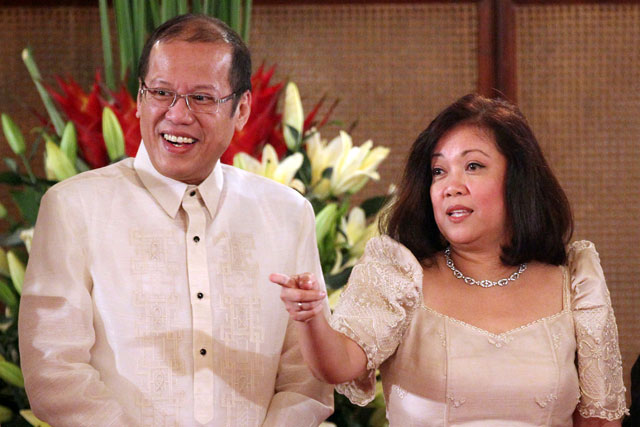 18 years. President Aquino and Chief Justice Maria Lourdes Sereno after her oath-taking on Aug 25, 2012. File photo by EPA 