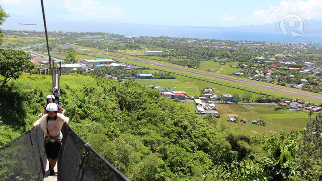THRILL-SEEKERS ARE IN for a treat with the majestic view at Lignon Hill