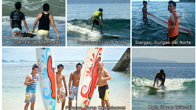 SURFING. Photo collage by Pinoy Adventurista