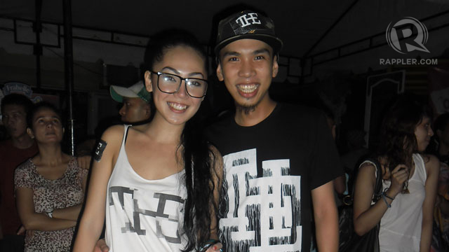 VERONICA CALLANTA AND RJAY Ty of Lyrically Deranged Poets, a Filipino hiphop group