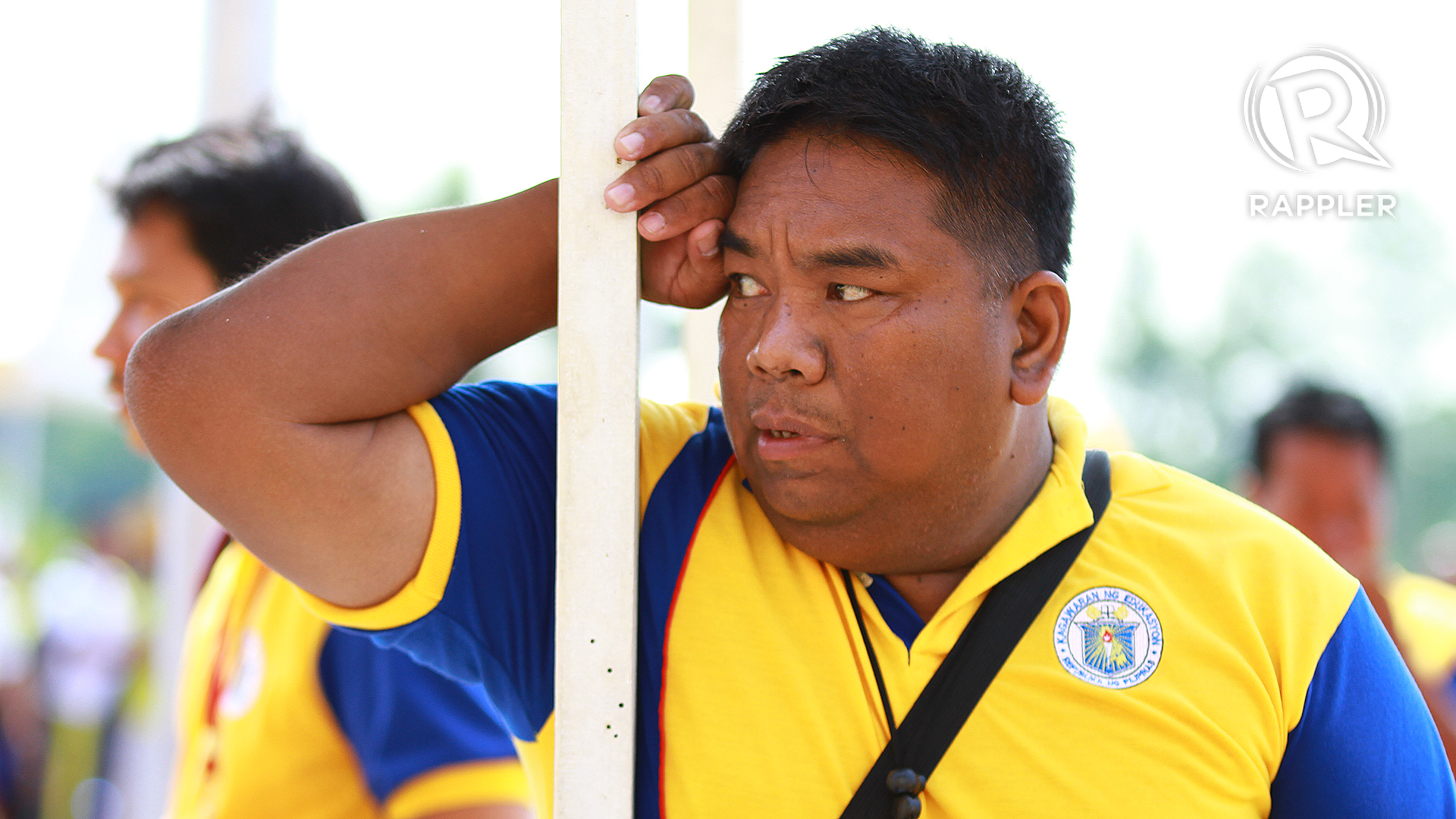 BIASED REFEREE? The referee that officiated the secondary boys volleyball finals match is under heat after calls anger Central Visayas. Josh Albelda.
