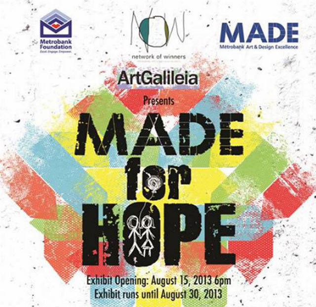 ART FOR A CAUSE. Art works at the Made for Hope exhibit will benefit children who wish to transform and heal